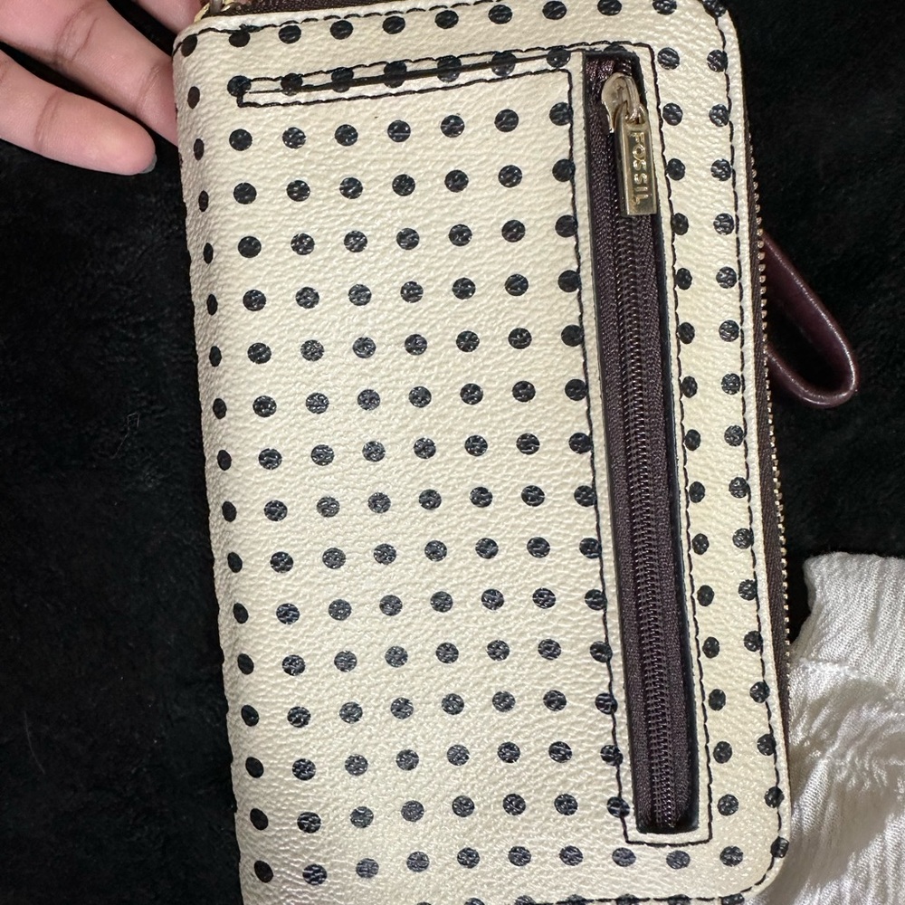 Fossil Black and White Women's Bag - Picture 4 of 5